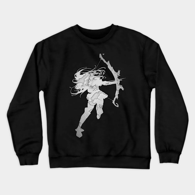 Clarisse: Sniper in the Dark Crewneck Sweatshirt by Raven's Secret Shop